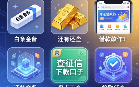 除了白条金条还有哪些借款软件？盘点五个不查征信的下款口子