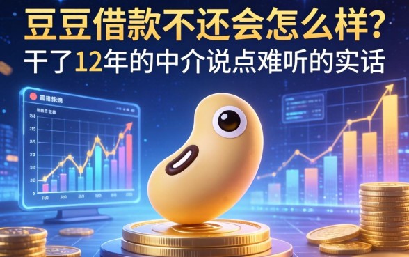 豆豆借款不还会怎么样？干了12年的中介说点难听的实话