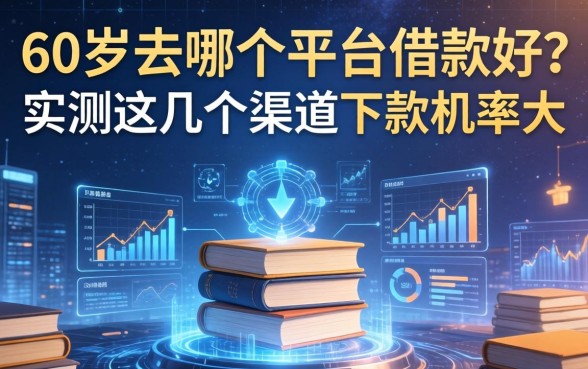 60岁去哪个平台借款好？实测这几个渠道下款几率大