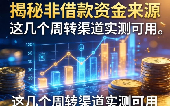 揭秘非借款资金来源包括哪些，这几个周转渠道实测可用