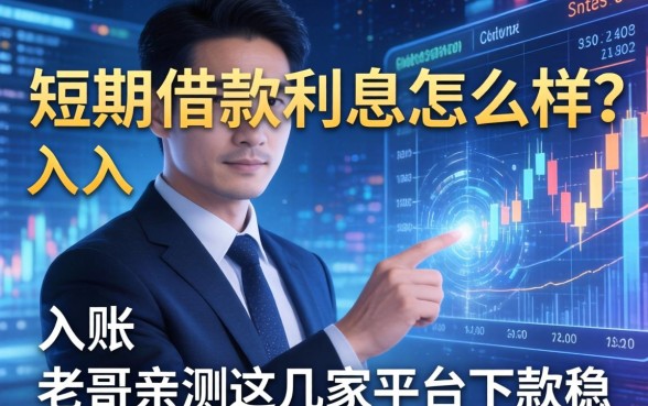 短期借款利息怎么样入账？老哥亲测这几家平台下款稳