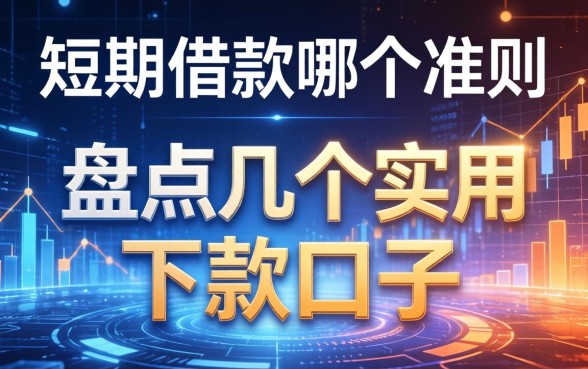 短期借款在哪个准则？盘点几个实用的下款口子