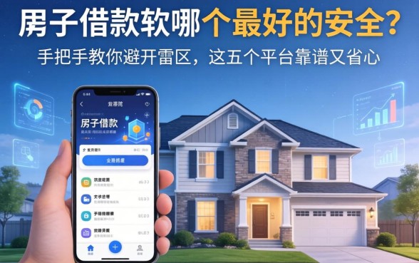 房子借款软件哪个最好最安全？手把手教你避开雷区，这五个平台靠谱又省心
