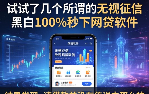 我试了几个所谓的无视征信黑白100%秒下网贷软件，结果发现u速借款并没有传说中那么神