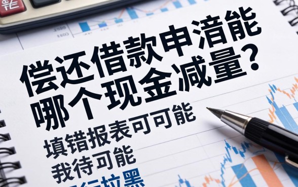 偿还借款归哪个现金流量？这个填错报表可能被银行拉黑