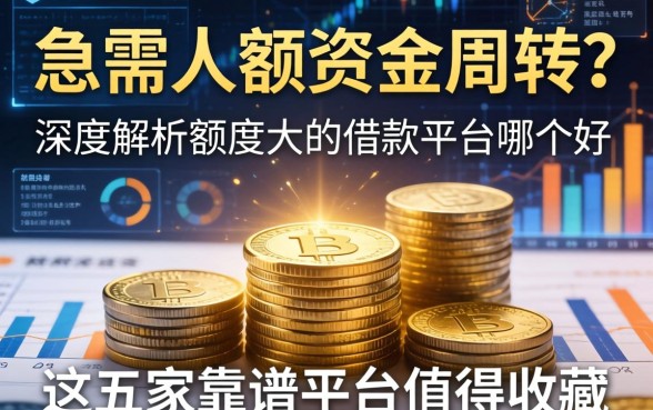 急需大额资金周转？深度解析额度大的借款平台哪个好，这五家靠谱平台值得收藏