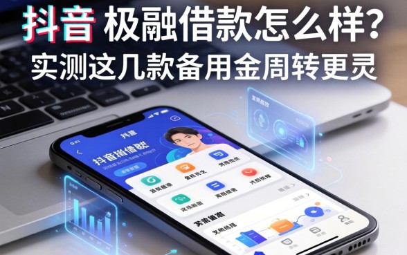 抖音上极融借款怎么样？实测这几款备用金周转更灵
