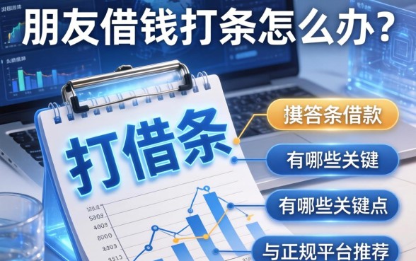 朋友借钱不打条怎么办？打借条借款的有哪些关键点与正规平台推荐