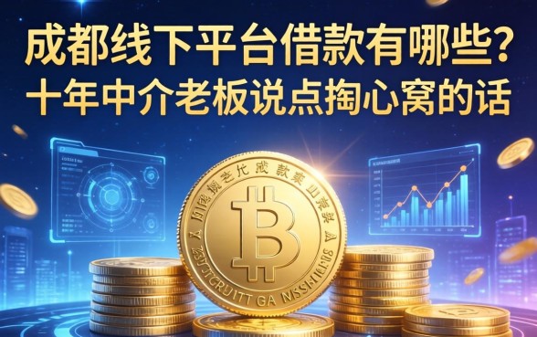 成都线下平台借款有哪些？十年中介老板说点掏心窝的话