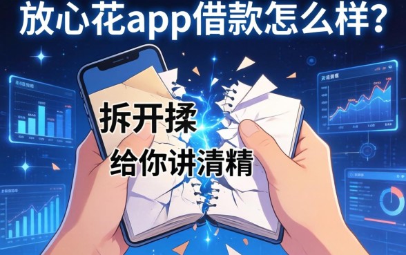 放心花app借款怎么样?我拆开揉碎给你讲清楚