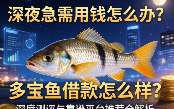 深夜急需用钱怎么办？多宝鱼借款怎么样？深度测评与靠谱平台推荐全解析
