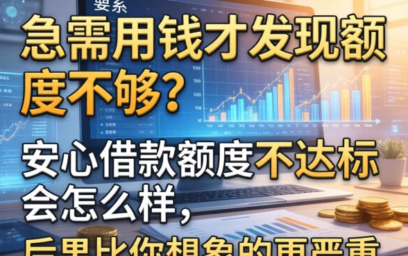 急需用钱却发现额度不够？安心借款额度不达标会怎么样，后果比你想象的更严重