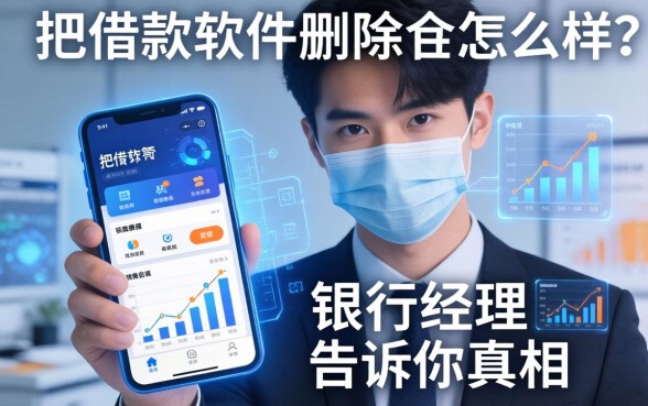 把借款软件删除会怎么样？银行经理告诉你真相