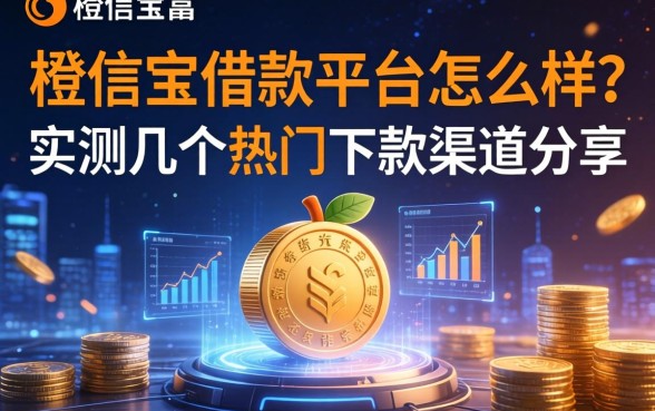 橙信宝借款平台怎么样？实测几个热门下款渠道分享