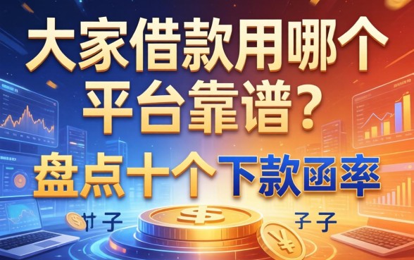 大家借款用哪个平台靠谱？盘点十个下款率高的口子