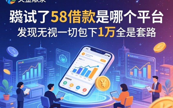 我试了58借款是哪个平台，发现无视一切包下1万全是套路