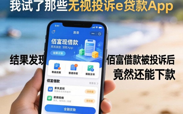 我试了那些无视投诉的贷款app，结果发现佰富借款被投诉后竟然还能下款