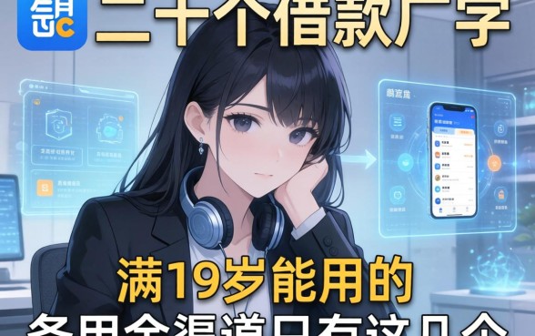 我翻了二十个借款软件，发现满19岁能用的备用金渠道只有这几个