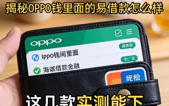 揭秘oppo钱包里面的易借款怎么样，这几款实测能下