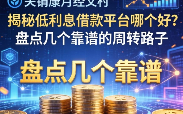 揭秘低利息借款平台哪个好？盘点几个靠谱的周转路子