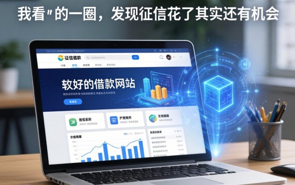 我看了一圈比较好的借款网站，发现征信花了其实还有机会