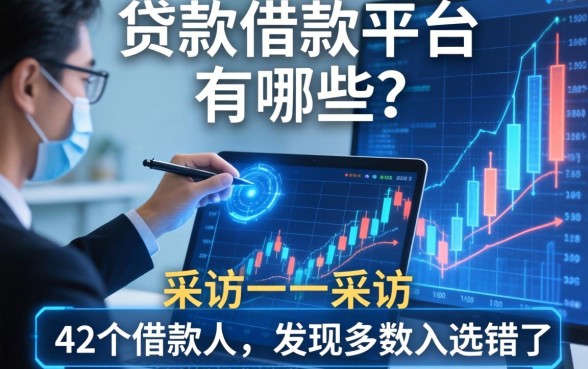 贷款借款平台有哪些?我采访了42个借款人,发现多数人选错了