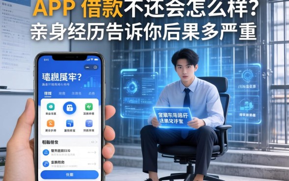 手机借钱后置之不理会坐牢吗？app借款不还会怎么样，亲身经历告诉你后果多严重