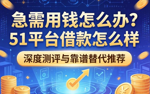 急需用钱怎么办？51平台借款怎么样？深度测评与靠谱替代推荐