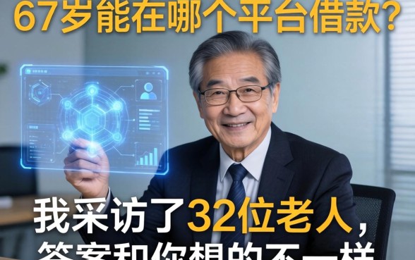 67岁能在哪个平台借款？我采访了32位老人，答案和你想的不一样