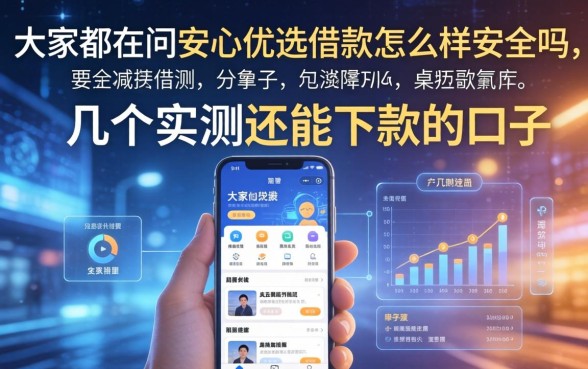 大家都在问安心优选借款怎么样安全吗，分享几个实测还能下款的口子