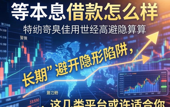 等额本息借款怎么样算长期？避开隐形陷阱，这几类平台或许适合你