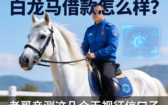 白龙马借款怎么样？老哥亲测这几个无视征信的口子