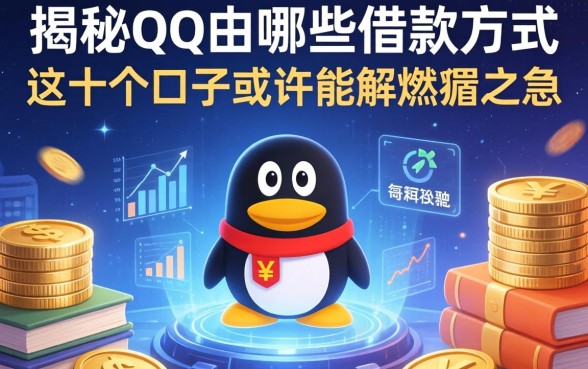 揭秘qq由哪些借款方式，这十个口子或许能解燃眉之急