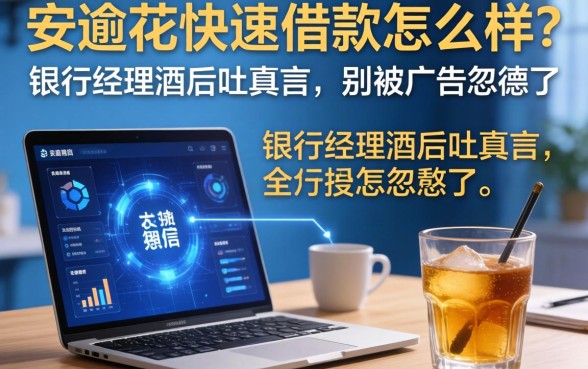 安逸花快速借款怎么样?银行经理酒后吐真言,别被广告忽悠了