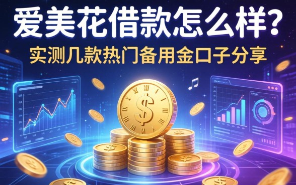 爱美花借款怎么样？实测几款热门备用金口子分享