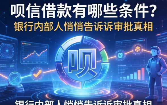 呗信借款有哪些条件？银行内部人悄悄告诉你审批真相