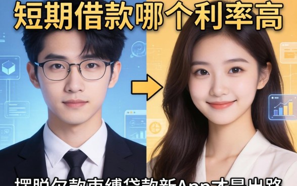 我对比了短期借款哪个利率高，发现摆脱欠款束缚贷款新app才是出路