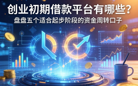 创业初期借款平台有哪些？盘点五个适合起步阶段的资金周转口子