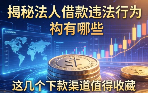揭秘法人借款违法行为有哪些，这几个下款渠道值得收藏