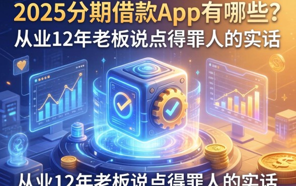2025分期借款app有哪些？从业12年老板说点得罪人的实话