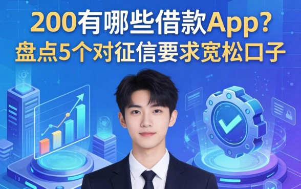 20岁有哪些借款app？盘点5个对征信要求宽松的口子