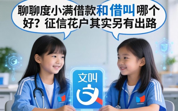 聊聊度小满借款和借呗哪个好？征信花户其实另有出路