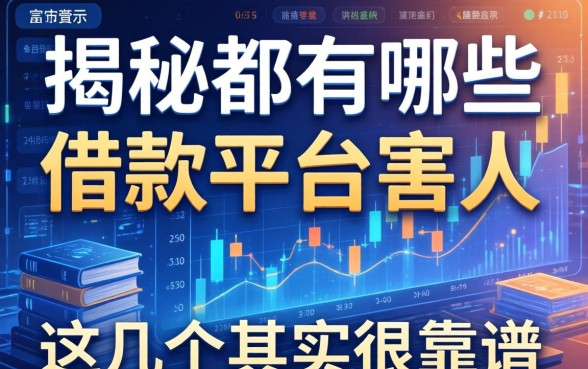 揭秘都有哪些借款平台害人，这几个其实很靠谱