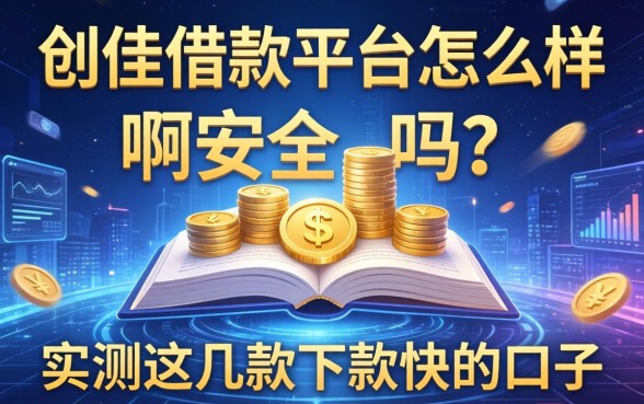 创佳借款平台怎么样啊安全吗？实测这几款下款快的口子