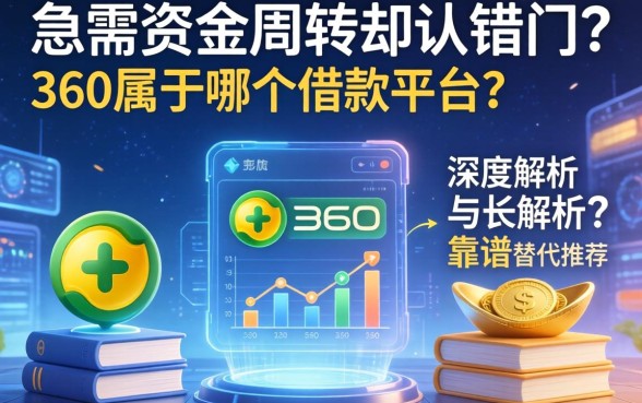 急需资金周转却认错门？360属于哪个借款平台？深度解析与靠谱替代推荐