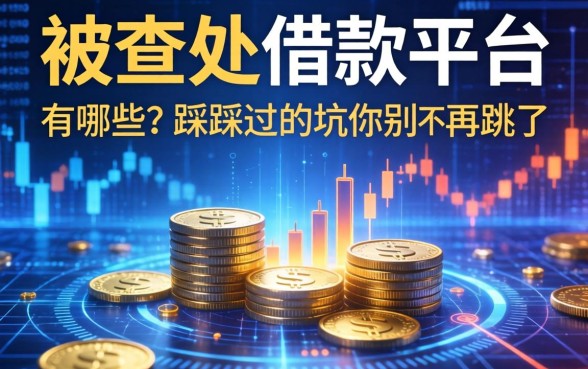 被查处的借款平台有哪些?我踩过的坑你别再跳了