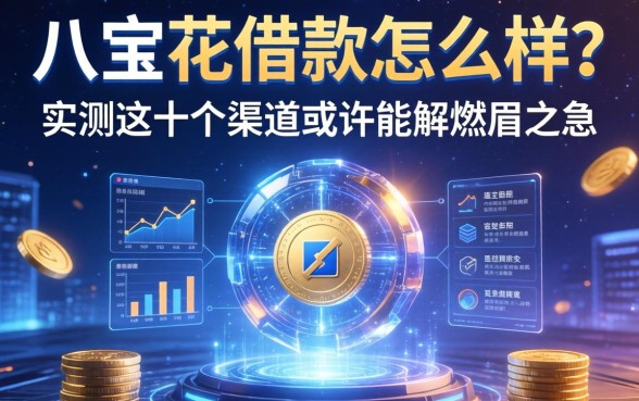 八宝花借款怎么样？实测这十个渠道或许能解燃眉之急