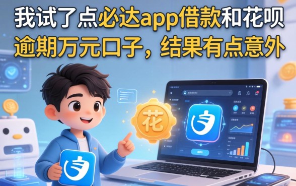 我试了点必达app借款和花呗逾期万元口子，结果有点意外