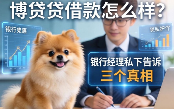 博美贷借款怎么样？银行经理私下告诉你三个真相