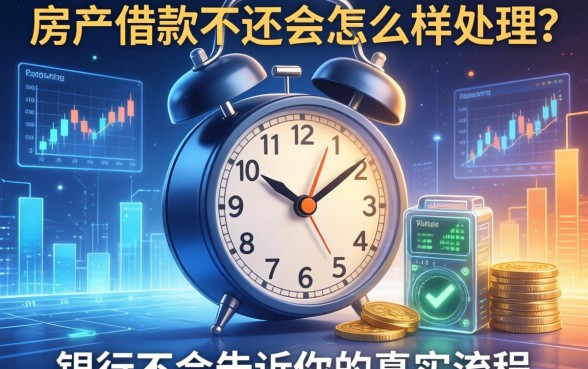 房产借款不还会怎么样处理？银行不会告诉你的真实流程